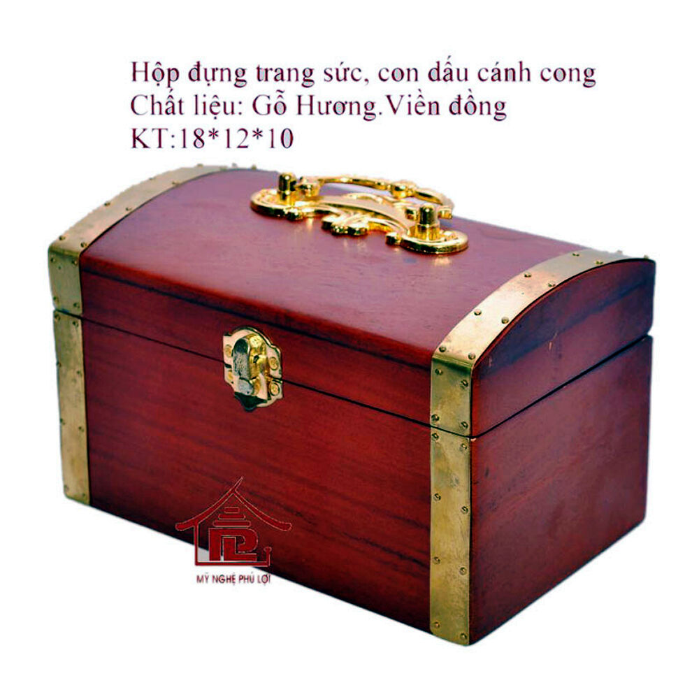 Hộp đựng con dấu bằng gỗ