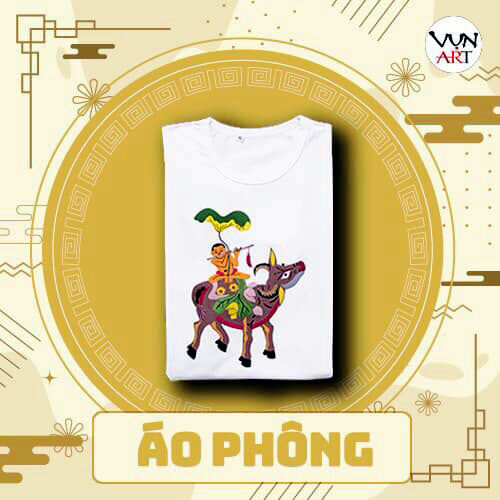 Áo phông ghép lụa Vạn Phúc